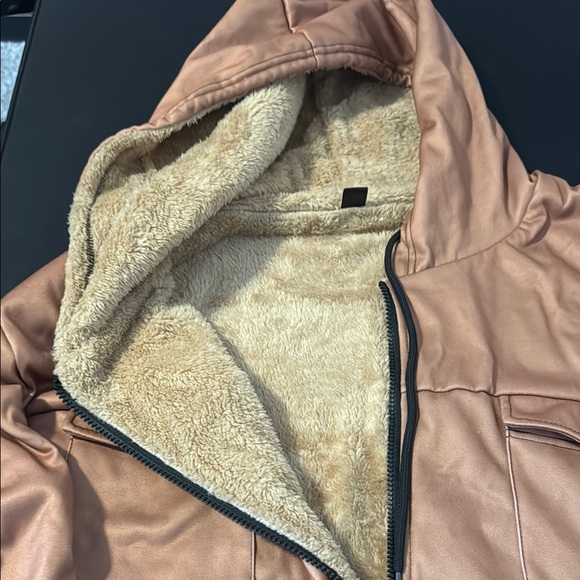 Carhartt Brown Lightweight Shirt Jacket with Hood - Picture 4 of 5